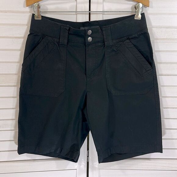 Lee Shorts Size 6P  Black Platinum Label Comfort Waistband NWOT - Picture 2 of 13